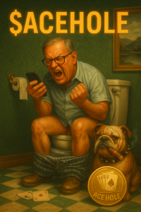$ACEHOLE meme coin preview – Dog Town Mint